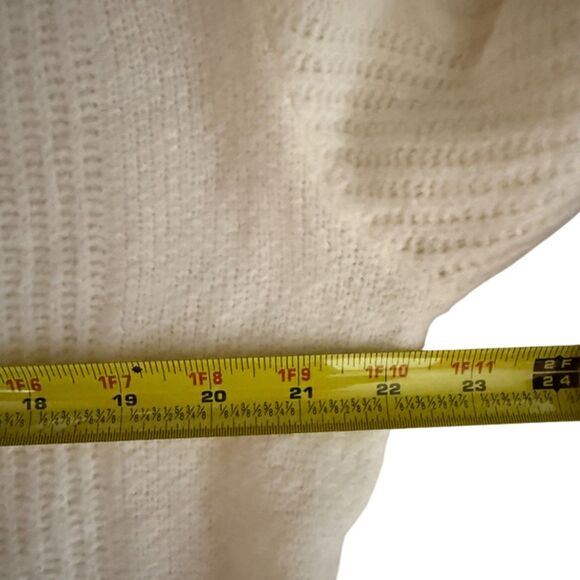 Universal Thread Ivory Cable Knit Argyle Design Sweater Size L - Picture 10 of 11